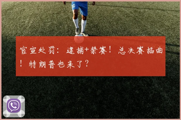 官宣处罚：逮捕+禁赛！总决赛插曲！特朗普也来了？